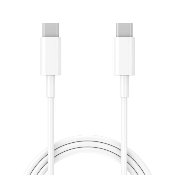 Rychlonabíjecí kabel 100 W, 2 m (USB-C + USB-C) | bílá