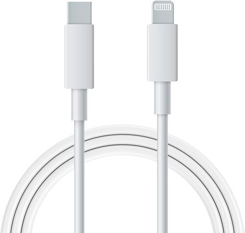 Laddkabel (USB-C till Lightning) - 1m | vit