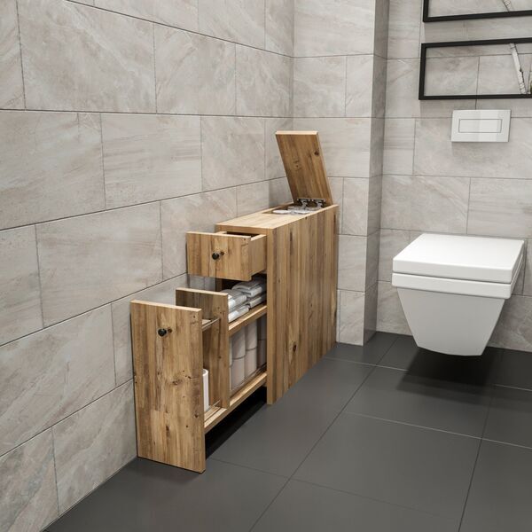 Calencia cabinet wood veneer | multicolored, image 1 of 4