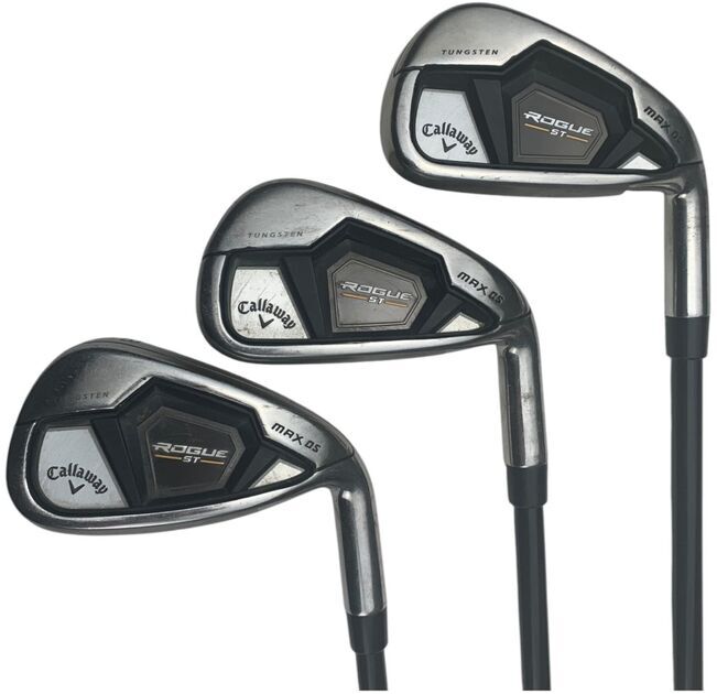 Callaway Rogue ST Max OS Irons Steel Shafts Right Regular Elevate MPH