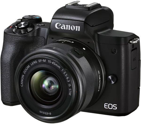Canon EOS M50 Mark II | czarny | EF-M 15-45 mm f 3.5 - 6.3 IS STM