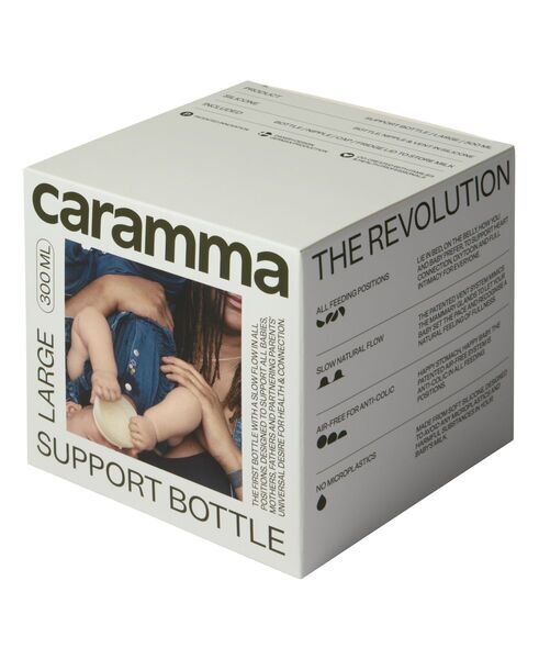 caramma Support-Flasche | weiß | groß, image 2 of 2