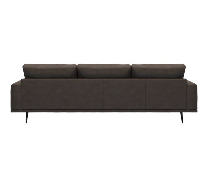 Carlton sofa 3-seater York-leather light brown | brown, image 2 of 4