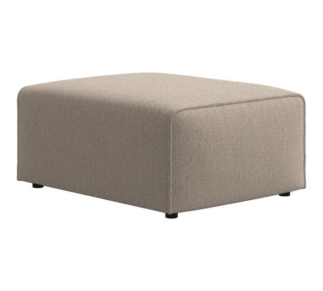 Carmo stool Lazio-fabric beige | brown, image 1 of 3