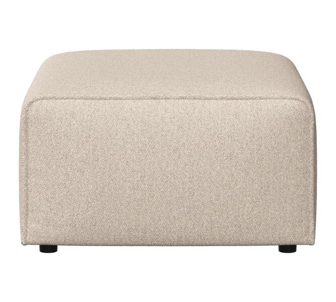 Carmo stool Lazio-fabric beige | brown, image 2 of 3