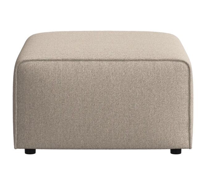 Carmo stool Lazio-fabric beige | brown, image 3 of 3