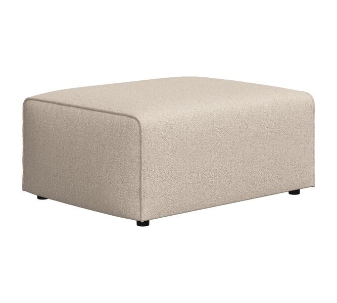 Carmo stool Lazio-fabric beige | brown, image 1 of 4