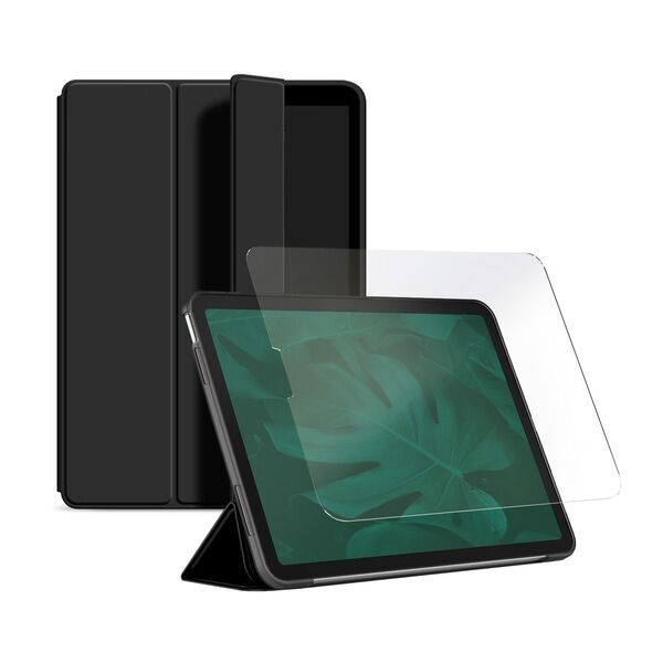 iPad Silicone Cover with Apple pencil holder & Screen Protector | iPad 11.0" | black 1