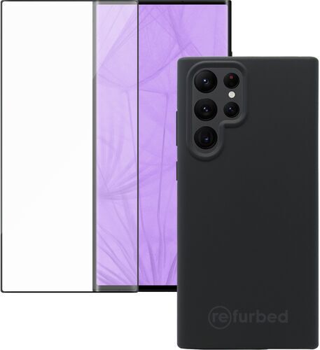 Som Ny: Paket | Telefonskal & skärmskydd | Samsung Galaxy S22 Ultra 5G | svart