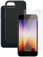 Bundle | schwarze Handyhülle & Displayschutz