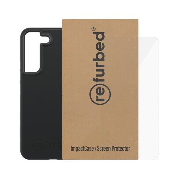 Bundle | capa de telemóvel preta & Proteção de ecrã | Samsung Galaxy S22 4