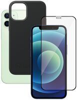 Bundle | zwarte telefoonhoes & Screenprotector