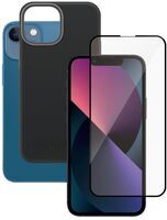 Bundle | black phone case & Tempered Glass Screen Protector