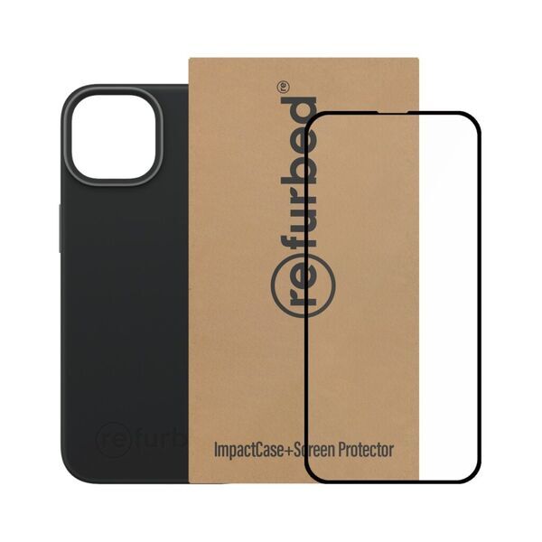 Bundle | black phone case & Tempered Glass Screen Protector | iPhone 12/12 Pro 4