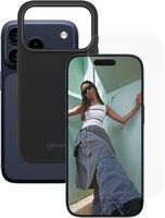 Bundle | black phone case & Tempered Glass Screen Protector