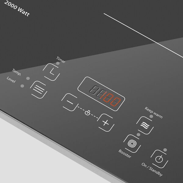 Caso Comfort C2000 Mobile single induction hob | black 2