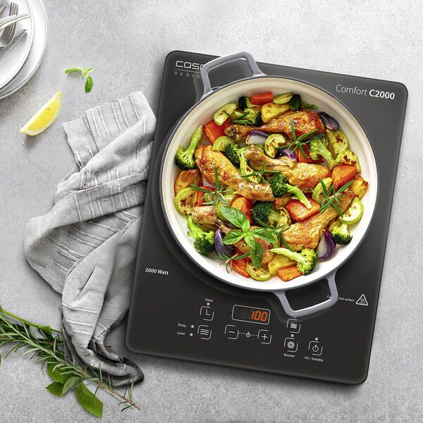 Caso Comfort C2000 Mobile single induction hob | black 3