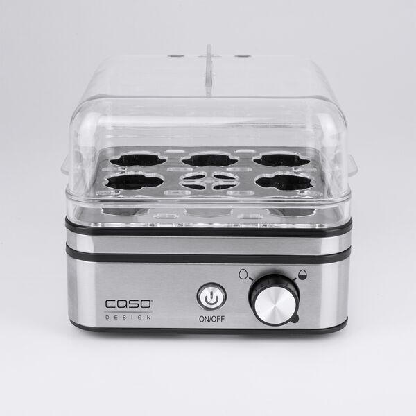 Caso E9 Electronic Egg Boiler | silver/black 2