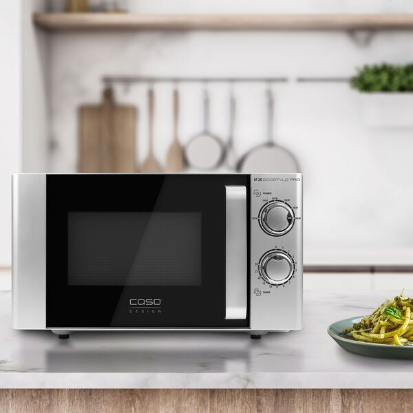 Caso M20 Ecostyle Pro Mikrofalówka | srebrny/czarny 4
