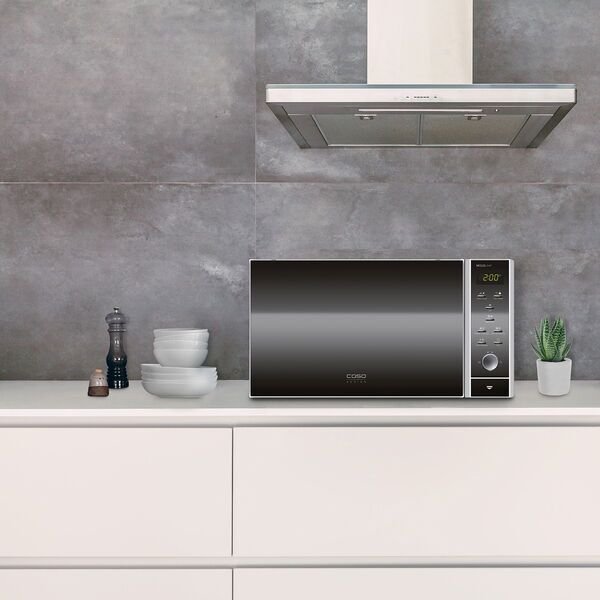 Caso MCG 25 Chef Microwave with hot air and grill | silver/black 3