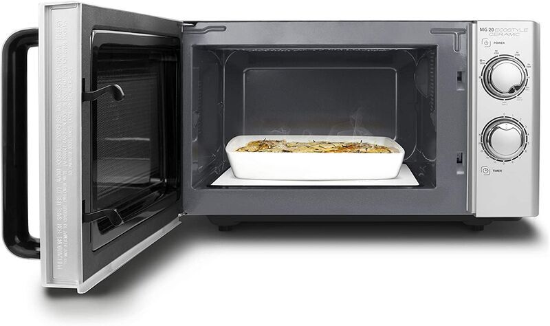 Caso MG 20 Ecostyle Ceramic Microwave with grill | silver/black 3