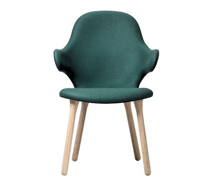 Catch JH1 armchair oak wood dark green Balder982 | dark green, image 1 of 5