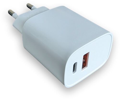 Multiport snabbladdare (USB-A & USB-C) - 35W | vit