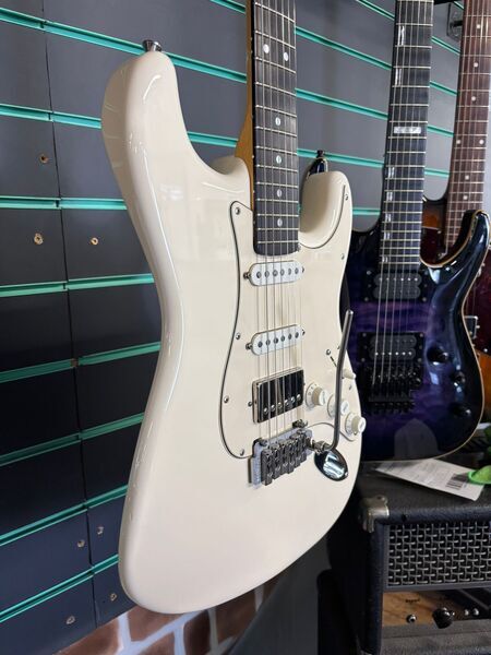 Chandler Custom Made S Style White Electric Guitar | white, image 3 of 5