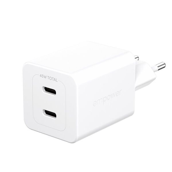 45 W GaN charger (2 x PD3.1 USB-C) | white 2