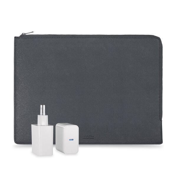 Laptop Charger (USB-C) - 65W & Laptop Sleeve | 14" | black 1