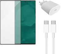 Schnellladegerät (20W) + Kabel (USB-C) & Displayschutz