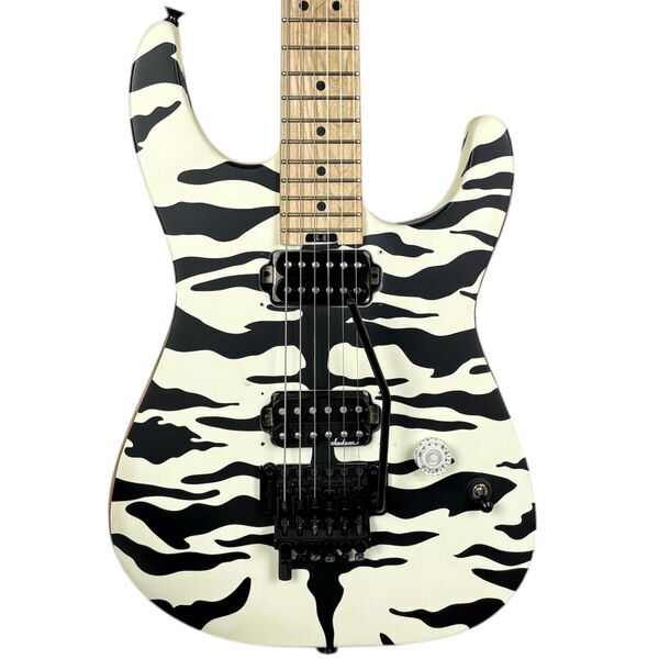 Charvel Pro Mod DK22 Satchel Signature 2021 - Satin White Bengal | Satin White Bengal, image 1 of 5