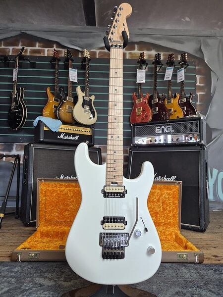 Charvel Pro-Mod San Dimas Style 1 Snow White 2017 Electric Guitar | white, image 1 of 5