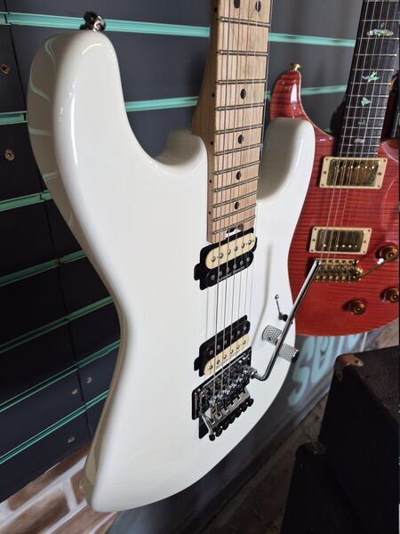 Charvel Pro-Mod San Dimas Style 1 Snow White 2017 Electric Guitar | white, image 3 of 5