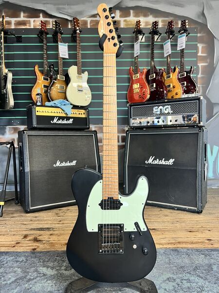 Charvel Pro-Mod So-Cal Style 2 24 HH HT CM Satin Black 2022 Modified Electric | Satin Black, image 1 of 5