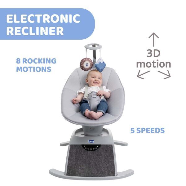 Chicco Comfy Wave Elektrische Babywippe | grey 3