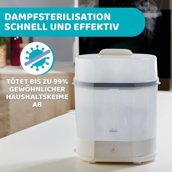 Chicco Dampfsterilisator 3-in-1 | bílá 2