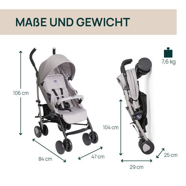 Chicco Echo Lite Kinderwagen | beige 2
