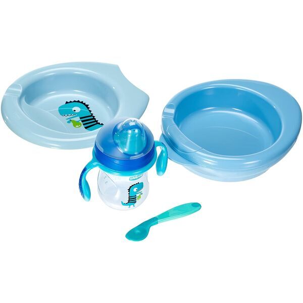Chicco Geschenkset Geschirr 6+ | light blue 1