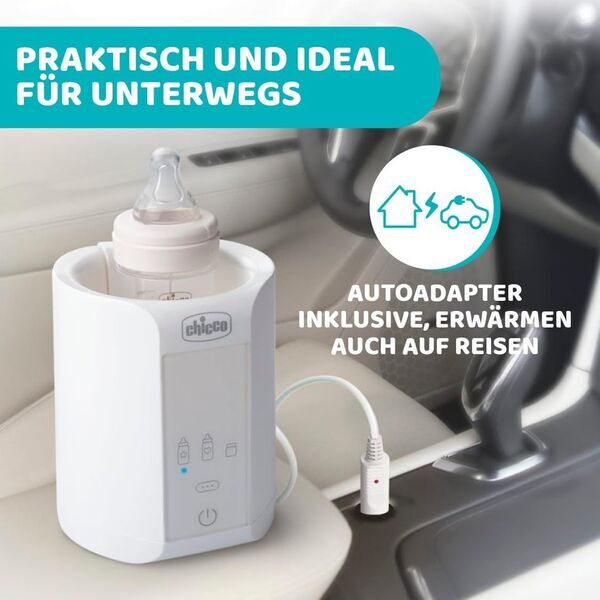 Chicco Fläschchenwärmer Home & Travel | white 3
