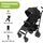 Chicco Jet Black Kinderwagen | Version Englisch | black thumbnail 3/3
