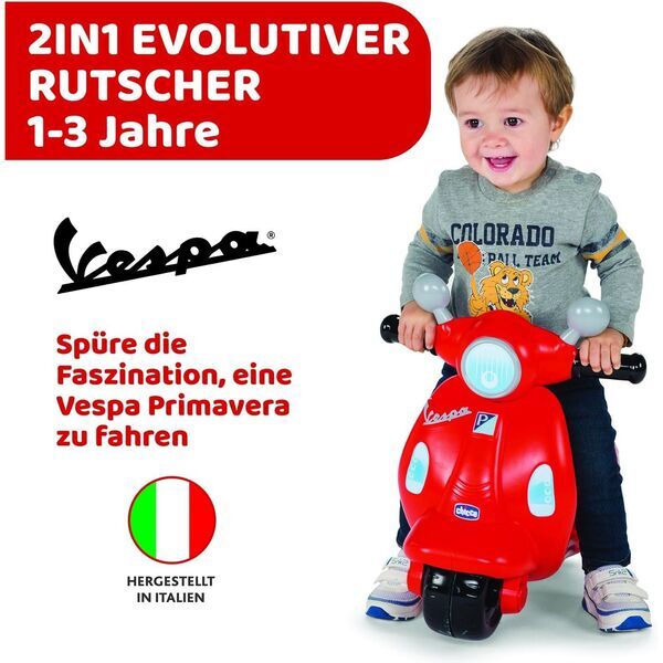 Chicco Motorrad Rutscher Vespa Primavera | red 2