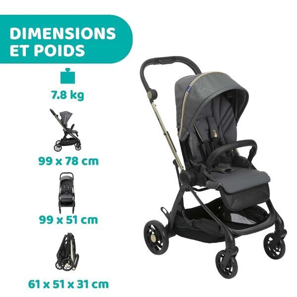 Chicco One4Ever Kinderwagen | grün | Version Englisch 3