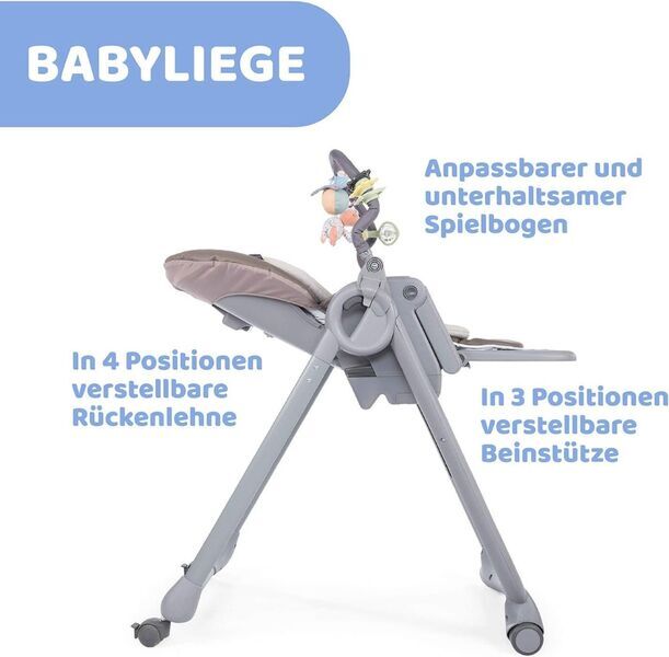 Chicco Polly Magic Relax Hochstuhl | braun/grau 2