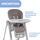 Chicco Polly Magic Relax Hochstuhl | brown/grey thumbnail 3/3