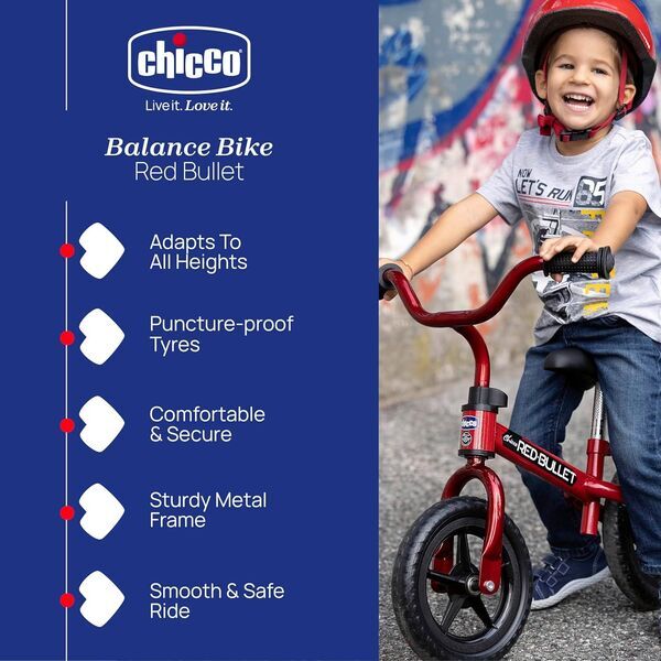 Chicco Red Bullet Laufrad | rood/zwart 2