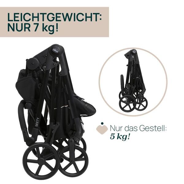 Chicco Seety Kinderwagen | musta 3