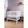 Childhome 97 Buche Laufgitter + Räder | 95 cm | white thumbnail 2/3