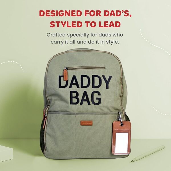 Childhome Daddy Bag Pflegerucksack | green 3