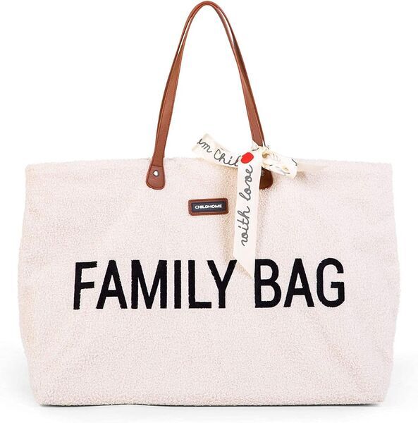 Childhome Family Bag Wickeltasche | Beige | Version Englisch 1